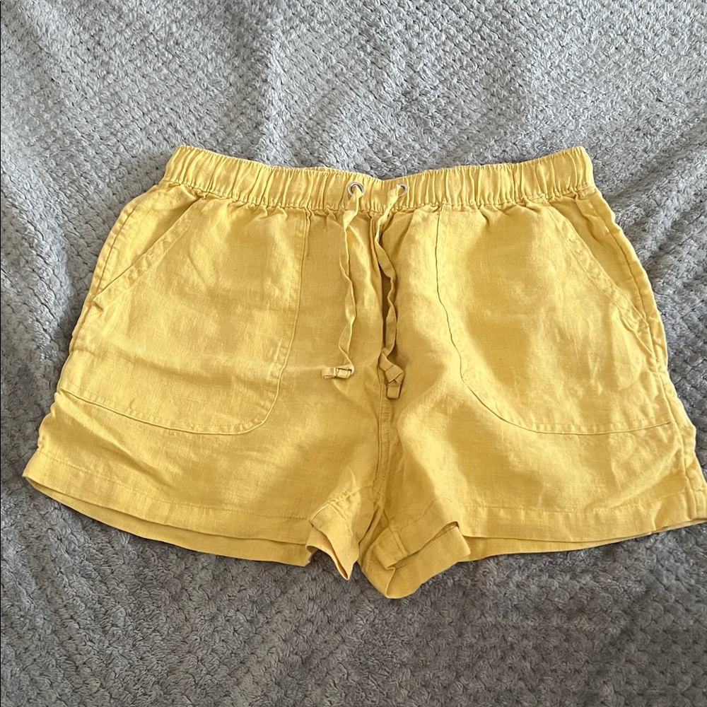 C&C California High Waist Yellow Shorts